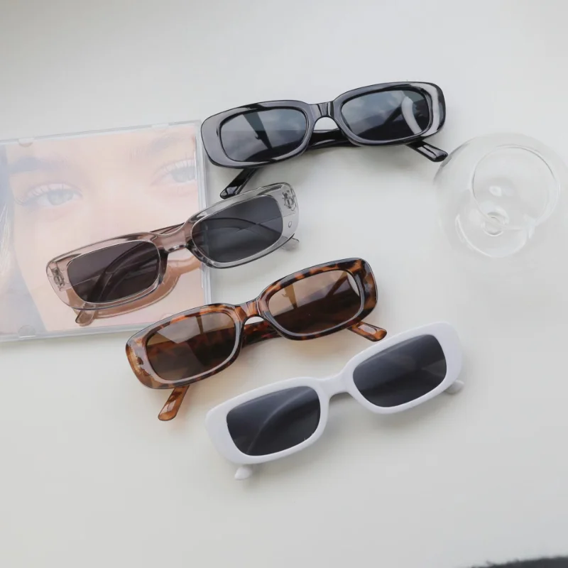 Luxury Zone - Vintage Small Square Sunglasses Woman Luxury