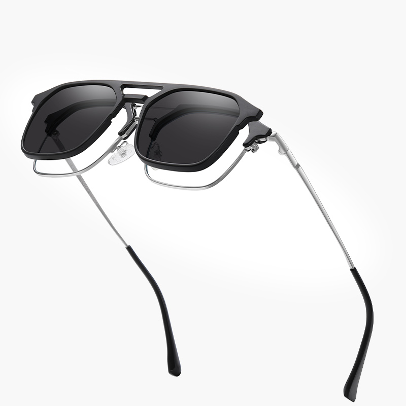 Luxury Zone - Clip On Polarized Sun Glasses Man