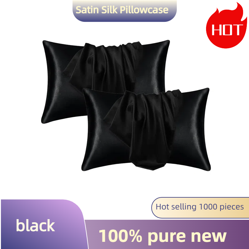 1/2pcs Satin Silk Pillowcase f - Silk Pillowcase Set ulasan dan harga