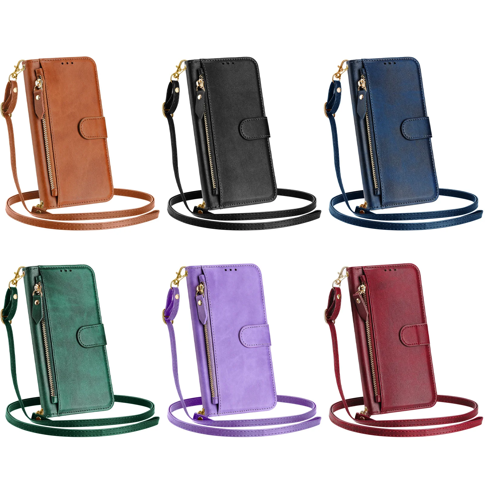 Leather Wallet Case For POCO X - Leather Card Wallet ulasan dan harga