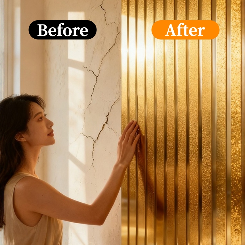 Luxury Gold Stripe Contact Pap - Luxury Lifestyle Wallpaper ulasan dan harga