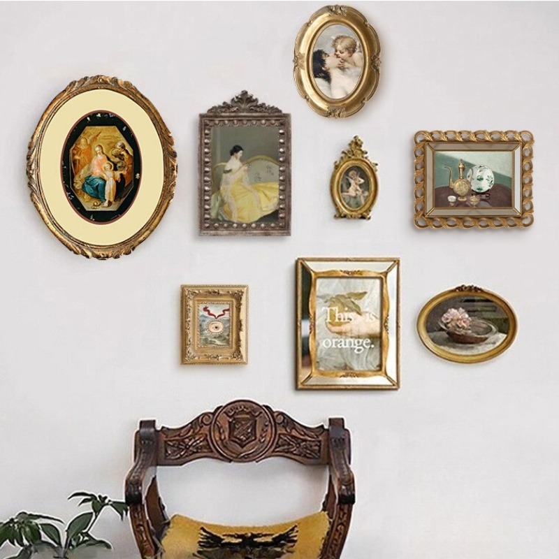 Retro Painting Frame Living Ro - Luxury Lifestyle Wallpaper ulasan dan harga