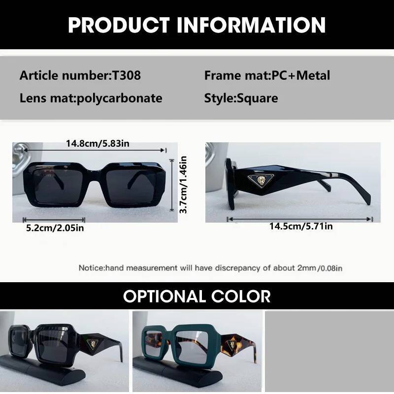 Luxury Brand Square Sunglasses - Luxury Zone ulasan dan harga
