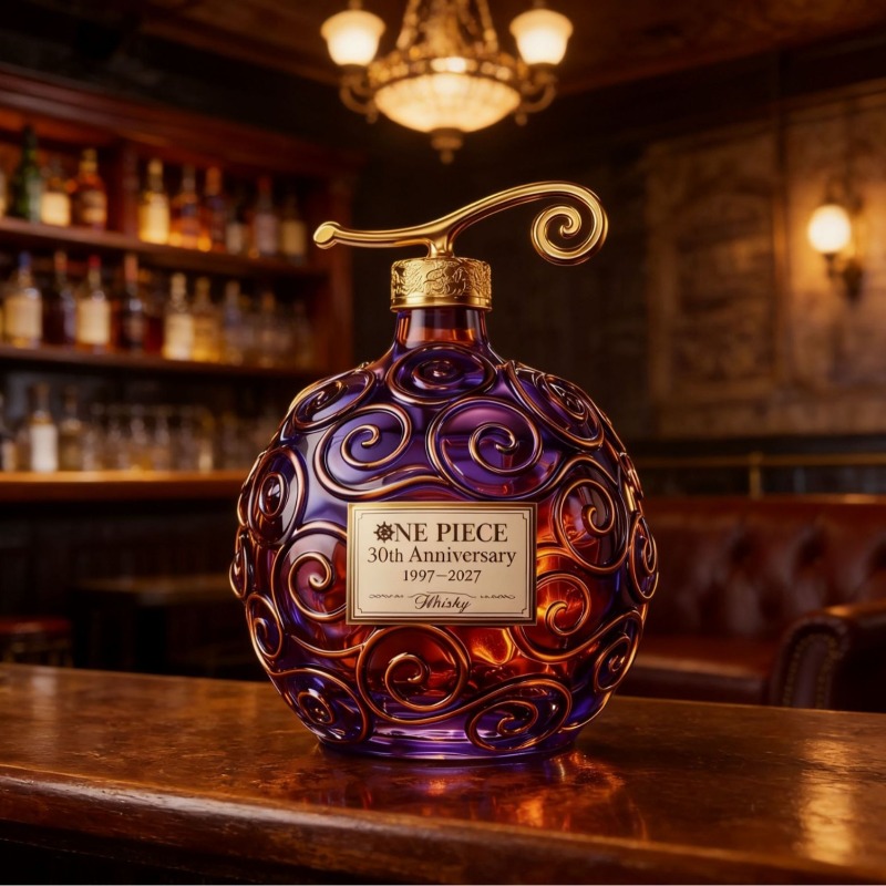 New One Piece 30th Anniversary - Glass Decanter Whiskey ulasan dan harga