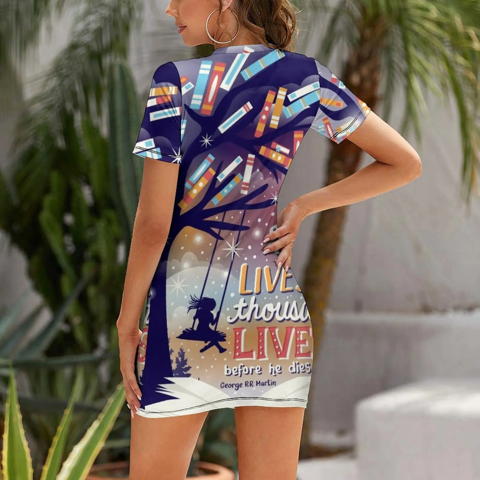 Thousand lives Short-Sleeved D - Luxury Lifestyle Party ulasan dan harga