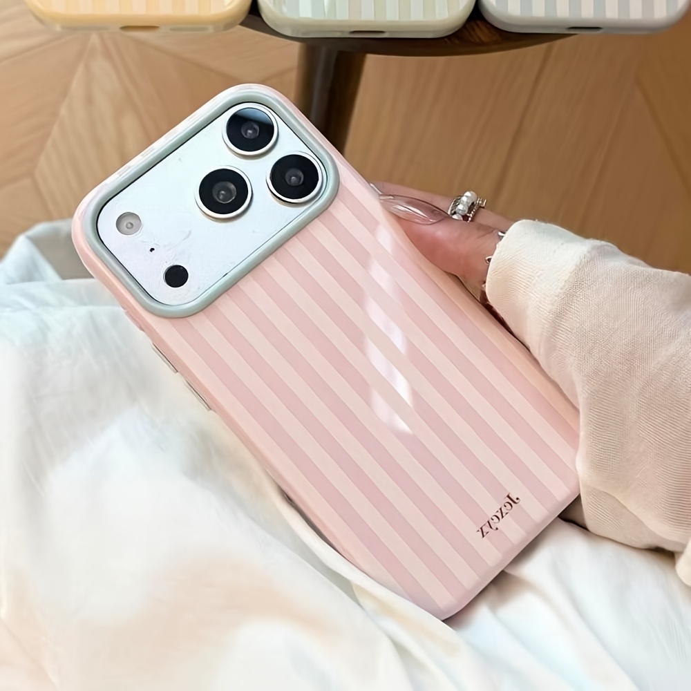 Luxury Korean Fashion Stripes  - Apple Iphone 15 Pro Max ulasan dan harga