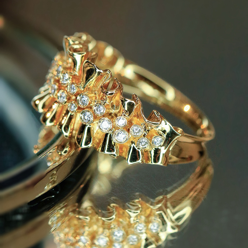 Aazuo Vintage Jewely 18K Yello - Luxury Lifestyle Party ulasan dan harga