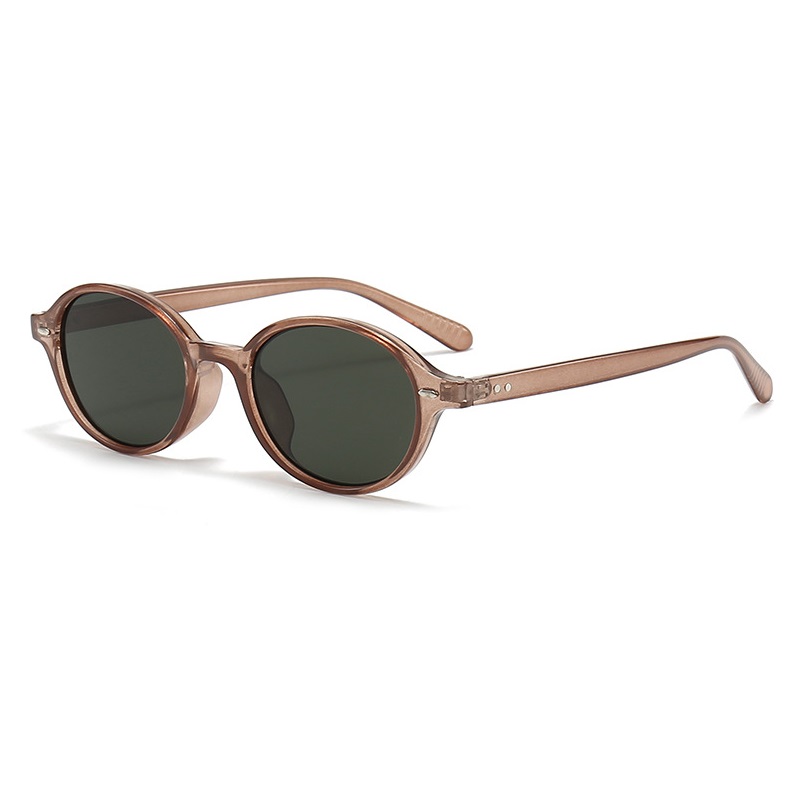 Retro Small Oval Sunglasses Wo - Luxury Zone ulasan dan harga